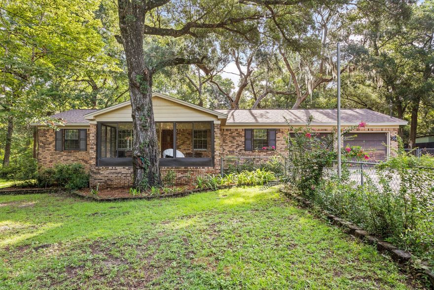 Updated home on a LARGE lot! Choctaw Beach living at its finest and just minutes from the Mid-Bay bridge. Privacy galore as the backyard borders Eglin Reservation. This property features a 3 bd/ 2 ba home with attached garage. Updates include: new LVP flooring, fresh paint, new cabinets, countertops, blinds, and lighting. Master Bedroom includes attached bathroom. Enclosed 'Florida Rooms' on both the front AND the back of the house. Additionally, the property has a shed offering additional storage or space for a workshop, classic car, etc. Abundant landscaping on this nearly 1 acre lot gives you the peaceful, serene lifestyle you're looking for. Owner will consider pets