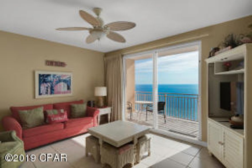 Check out this spectacular 1bed/2bath Condo on the 17th floor of Splash! This condo has built in bunks in the hallway along with a sofa sleeper allowing the unit to sleep 6, and comes fully furnished and rental ready! One thing that separates this condo from the competition is that it has been made handicap accessible, which enables this condo to maximize rental potential. Proof is in the $39k of rental income achieved for 2018! This condo offers tile floors in the main living areas, granite counter tops, full size front load Samsung washer/dryer. This unit has some of the best Gulf Front views from kitchen/living areas!Splash offers a variety of amenities including two beachfront swimming pools, two hot tubs, game room, fitness center, kids splash pool, arcades and a host of