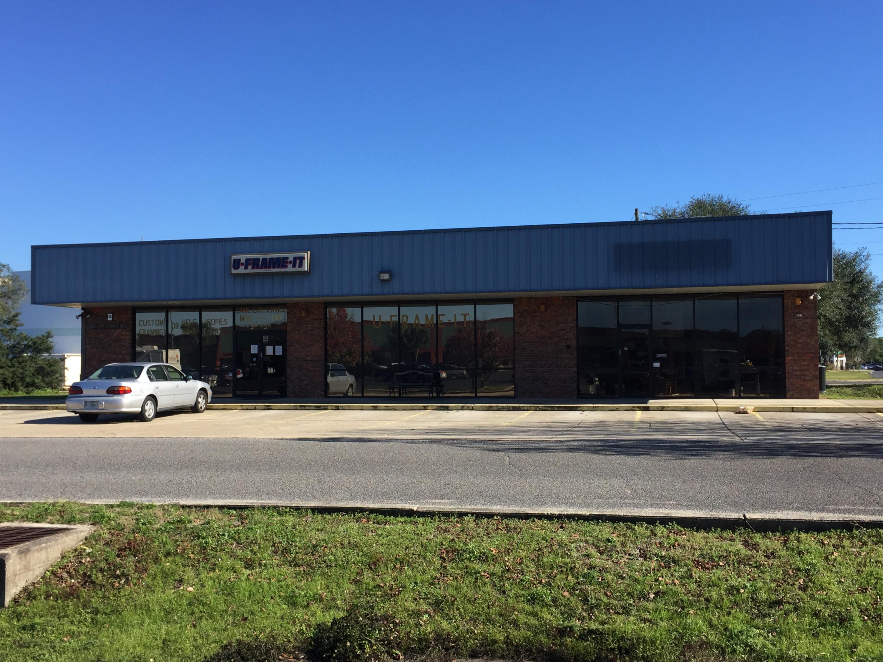 Former Pizza Hut delivery location. Unit has hood system, walk-in cooler, walk-in freezer, one restroom, mob sink, and plumbing for triple sink, hand washing sink etc.