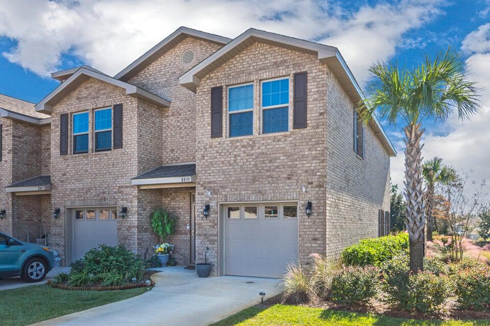 Wonderfully maintained, end unit townhome located in the beautiful Reserve Point, in East Navarre! Perfect location: just minutes to Navarre Beach, restaurants, & shopping! Luxury Vinyl Plank flooring can be found in every room, except for bedrooms. Granite Countertops throughout. Kitchen features stainless steel appliances (refrigerator with ice maker conveys), pantry, & breakfast bar opens up to the living room. Access your open patio via the living room (patio furniture conveys) and enjoy the view, as this unit does not backup to any other units in the subdivision. All 3 bedrooms and laundry area are located on the 2nd floor. The large master bedroom has a walk-in closet, and the master bath features walk-in shower & dual vanity. The community boasts a beautiful pool & pavilion area.