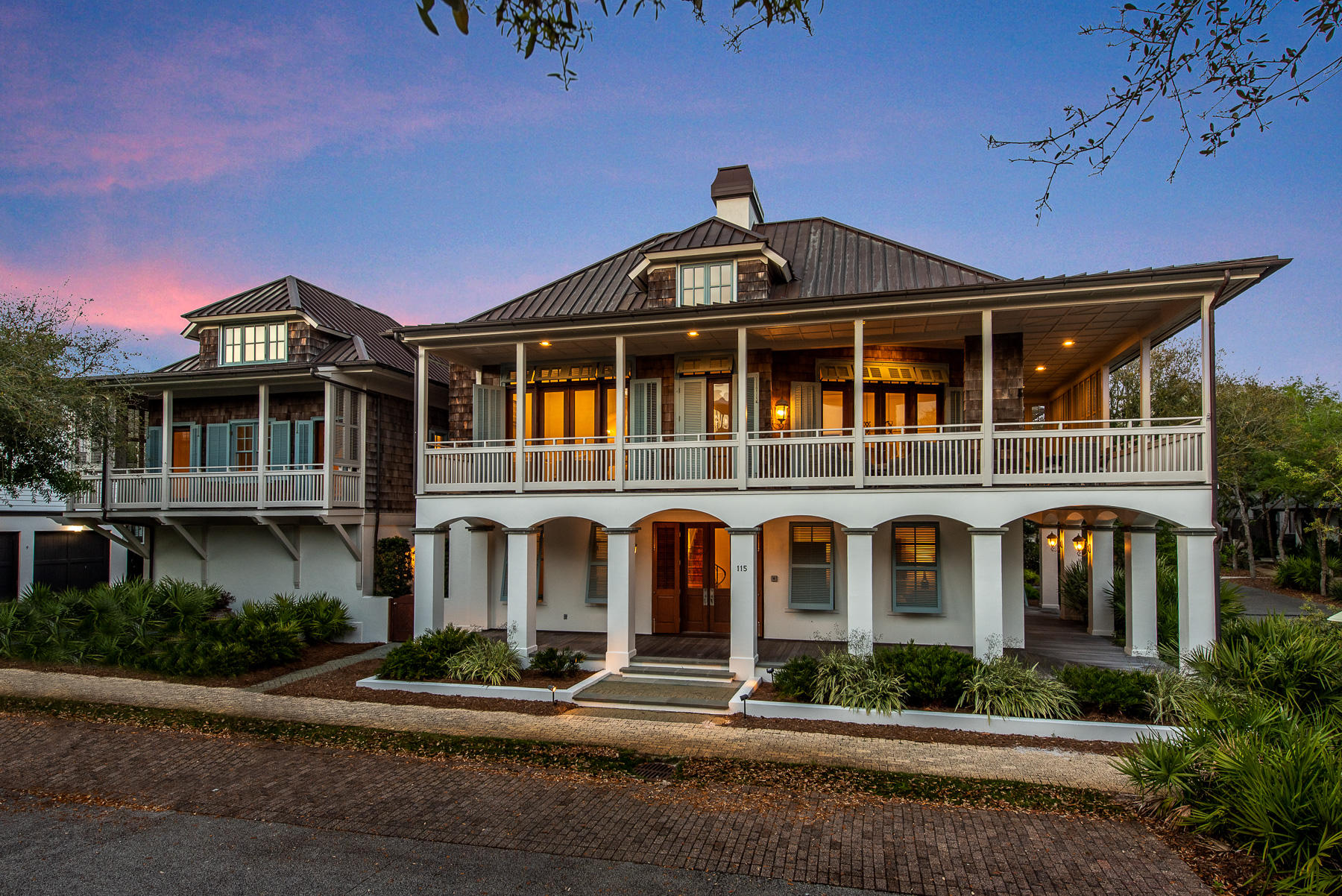 Experience the best of Rosemary with indulging views of the gulf and just a short walk to the shops and fine dining of famous Rosemary Beach. This home is situated on a corner lot with great curb appeal and has everything you want in a home south of 30A. It's West Indies inspired design features close up gulf views from the open living, kitchen, and dining areas as well as wrap around porch where it hosts plenty of room for relaxing or entertaining. The home has been recently revitalized by Tracery Interiors and Coastal Elements construction to have it ready to host your family. The main house features a luxurious master bedroom and bathroom with a convenient reading nook that allows you to read in style and two additional bedrooms with en suite bathrooms. The accent features are soli