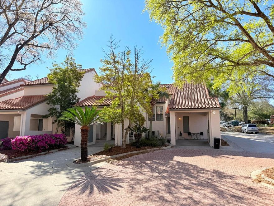 Exquisitely remodeled 3-bedroom, 2-bath corner-unit condo located just steps from the beach and tennis courts within the gated Tops'l Beach & Racquet Resort. This coveted end unit offers enhanced privacy, a private balcony, and a rare small yard space--features that elevate both owner enjoyment and rental desirability.Sold fully furnished and rental-ready, the residence has been thoughtfully updated with a designer's sophisticated touch, blending refined finishes, warmth, and comfort throughout. The well-appointed layout is ideal for both personal use and income production, offering inviting living spaces that appeal to today's vacation renters while maintaining an elevated coastal aesthetic.Owners and guests enjoy world-class resort amenities including on-site security, a security, a beachside pool and restaurant, a premier tennis center featuring 10 Har-Tru courts, 10 pickleball courts, basketball, and putt-putt. Optional club membership provides access to a fitness center, steam room, sauna, hot tub, additional pools, dining discounts, and moreenhancing long-term value and rental demand. Tram service is currently under discussion for potential future use by owners and guests.

Ideally positioned in the Tennis Village, with the Tennis Clubhouse, bar, and grill just 60 yards away, this turnkey residence offers a rare opportunity to own a luxury coastal retreat with strong income potential in one of Destin's most desirable gated beach communities.