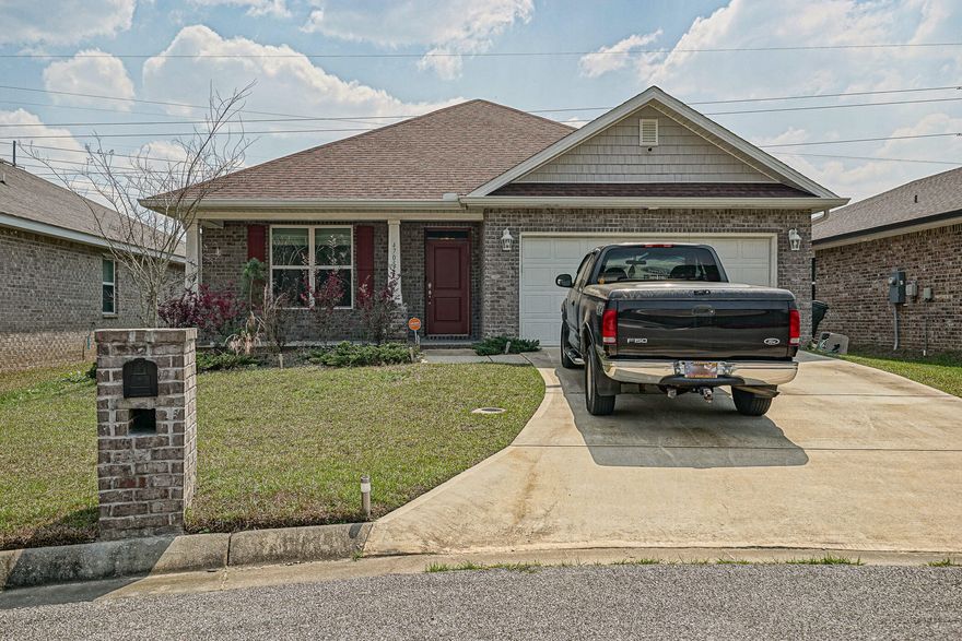 This Move in ready LILY B plan offers 1825 SF of relaxed living space with an open concept floorplan including 4 bedrooms and 2 baths. As you enter the home from the covered front porch the tiled foyer leads to the 4th Bedroom. Continue to the open Kitchen which flows in to a Dining area and then to the Great room.  Boasting luxurious finishes and detail, the LILY is a versatile and bright floor plan. The Kitchen has tile floors, granite countertops, plenty of 42' cabinets and an island. Across from the Kitchen is a tiled hallway that leads to the Laundry room two Bedrooms and a full Bath. The Owners suite is a large bedroom and bath with double vanity, shower and large walk-in closet. This home comes complete with Fenced privacy backyard with yard building and a 10x16 Covered Rear Patio!