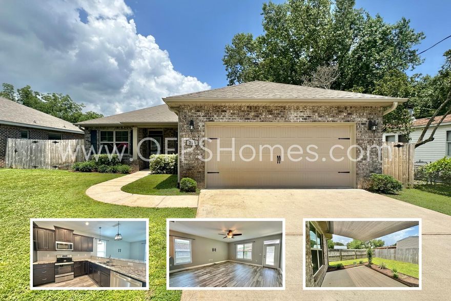 AVAILABLE NOW! Conveniently located west of Hurlburt Field, this well-maintained home offers easy access to the military base, local shopping, and the white sand beaches of the Emerald Coast. Inside, you'll find a beautiful kitchen with granite countertops, breakfast bar, and ample cabinetry, along with a separate dining area complete with an accent wall. The primary bedroom features tray ceilings and an en-suite bath with double granite vanity, garden tub, and separate shower. Enjoy a spacious fenced backyard with a sunshade, perfect for relaxing or entertaining. AS IS Washer/dryer and garage shelves included. NO smoking. 600 minimum FICO credit score required in addition to meeting rental criteria. Pets allowed upon approval with a non-refundable pet fee. All applicants are required to complete an application on https://onefamilypropertyservices.petscreening.com/
regardless of if they own a pet or not.  Applicants with an ESA are also required to complete the application.

** Fees Required once an application is approved include, but may not be limited to: Security Deposit, Non-Refundable Fees (cleaning and rekey), $20 Certified Mail Fee, and Pet Fees (when applicable). 