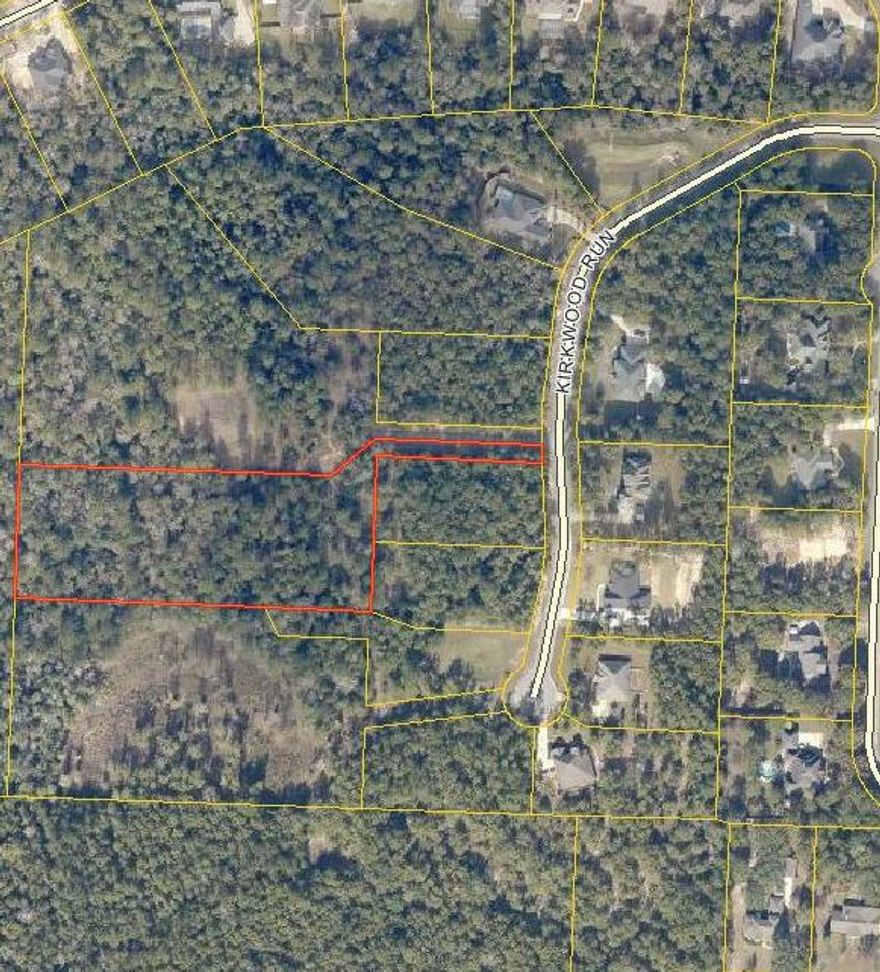 3.66 Residential acres in Crestview on Kirkwood run, bank owned