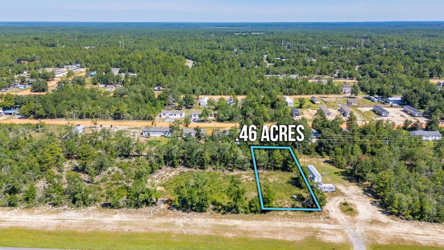 Here is a wonderful opportunity to buy only one lot, two lots or all three lots for a total of 1.35 acres with highway frontage on Highway 90 West. Each lot is 0.46 acres and has been cleared. This property is located 10 minutes from Downtown DeFuniak Springs and 10 minutes from the I-10/285 exchange in Mossyhead.