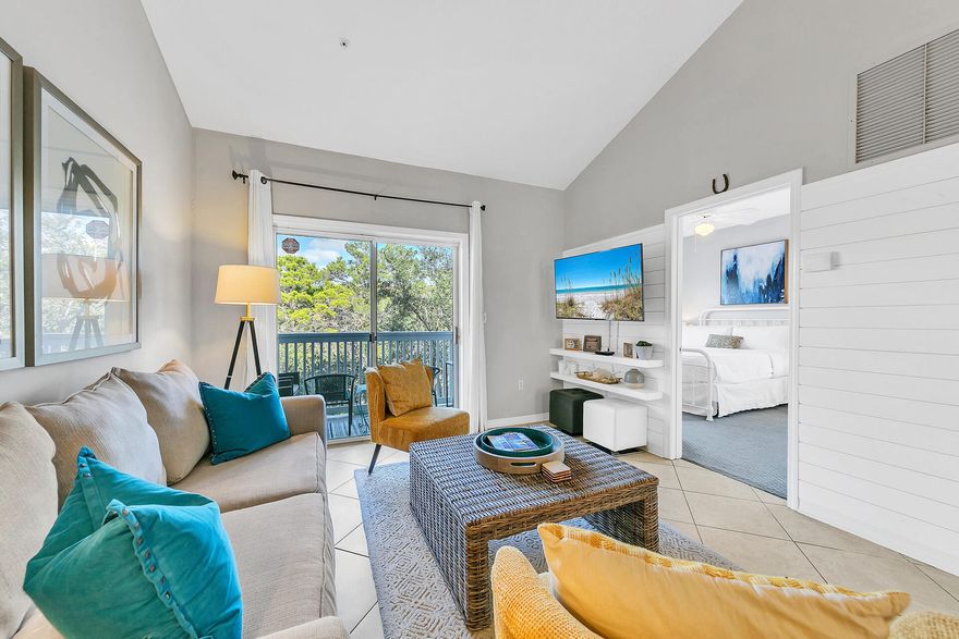 This is a quintessential THIRD ( top) floor chic beach residence located within steps from the community dock allowing you to explore all of Eastern Lake! Unit 7309 has 2 bedrooms plus 2 baths in a complete coastal setting with elevator access and balcony views of the state park. Not far is the white sandy beaches, plus the best dining, spas, golf, shopping, and entertainment at your fingertips and can all be taken advantage of from this centrally located condo. Imagine your days walking, biking, sunning, and splashing at this affordable beach retreat. Situated on the most coveted stretch of South Walton beach, this condo conveys fully furnished and rental ready. Heron's Watch has a sparkling pool, gated community, dock access to the rare coastal dune lake, and a private tucked away location! Do not miss your chance to own this wonderful condo!