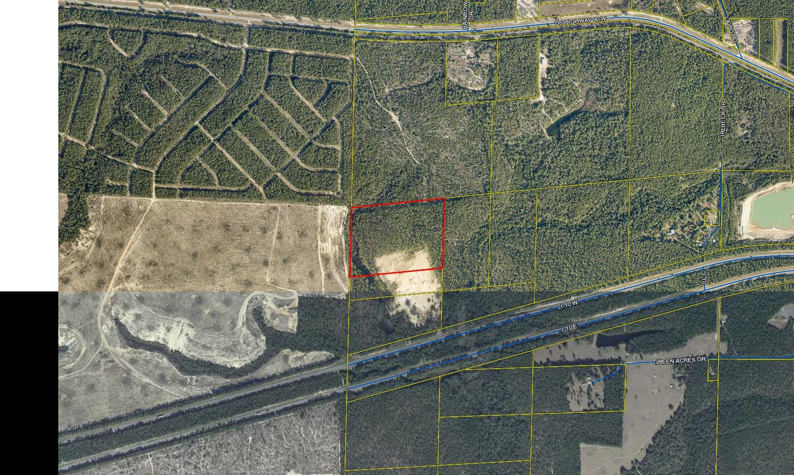 Nearly 58.5 acres zoned Heavy Industrial. Access is by easement from Auk way, 30 feet wide, running down the western property line of the parcel due north of the three subject parcels.