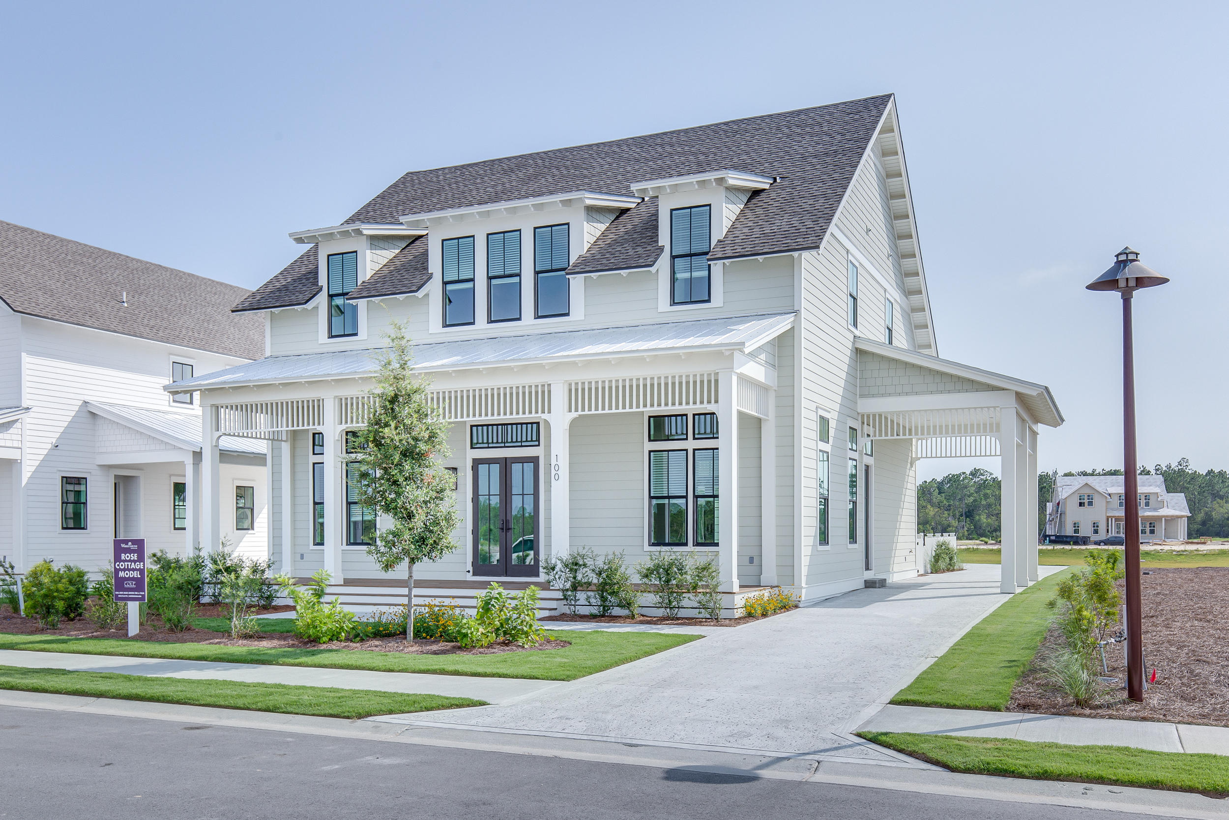 Introducing the first Cole Contruction homes in Watersound Origins located within the Stillwater neighborhood. The Rose Cottage plan has 5 bedrooms, 4.5 bathrooms, 2-car detached garage, and a private pool + spa pool. Luxury features include wood floors throughout, shiplap in all common areas, granite countertops, Monogram stainless steel appliances with gas range and hood. This home sets itself a part with 8' solid core doors, 12' ceilings throughout the first floor, custom built closets, and a designer light package.