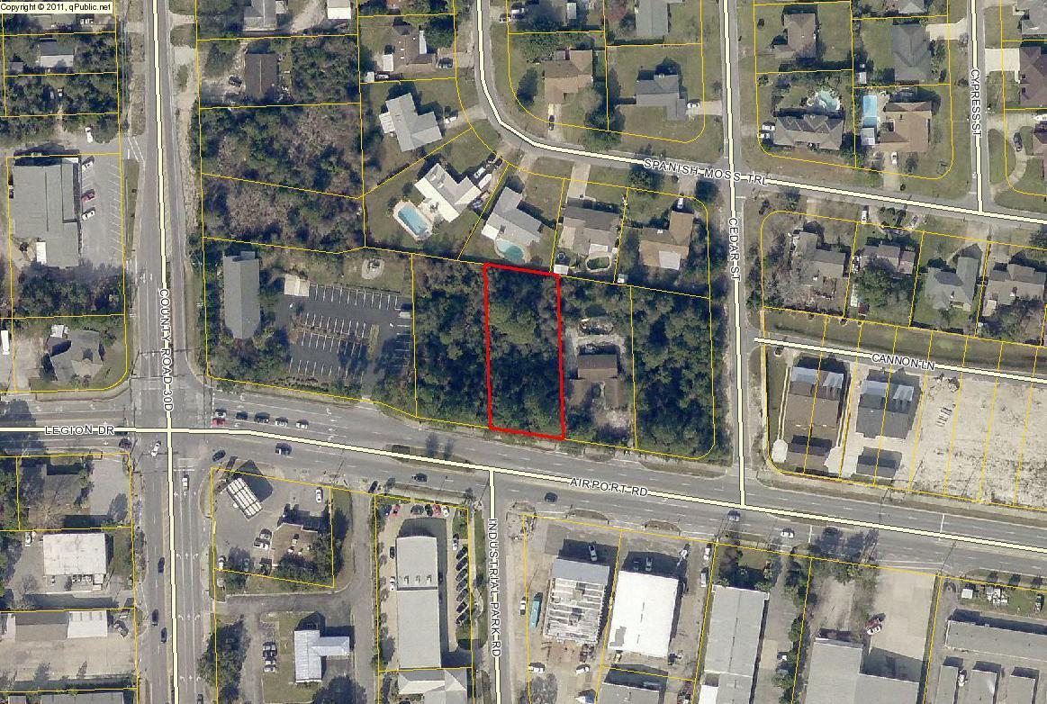 This listing includes the purchase of adjacent Lot 14 with same lot dimensions (91.47 x 203.28) and .42 acreage. Total acreage of both lots is .84 with 182.94 in frontage on Airport Road. The Lot 14 Legal isKELL-AIRE GARDENS 1ST ADD LOT 14 BLK Jand the Parcel ID is 00-2S-22-3091-000J-0140...The Zoning is ROI-VR with a multitude of Residential, Office and Institutional approved uses. Each lot has tap fees paid with a value of $20,000. This is an outstanding location with high traffic count near the intersection of Main Street and Airport Rd. in Downtown Destin. Potential Buyers and or their Agents should verify all information, specifications, and zoning to their satisfaction. Be sure to Click Documents for current allowed usages.