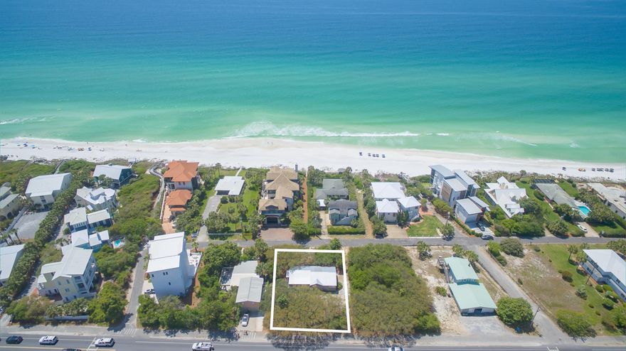 Location! Location! Location! This large lot located on quiet Montgomery Street is steps from two public beach accesses and features forever gulf views from the back deck. The 3 bedroom, 2 bath home is one of the original 30-A beach cottages! One row from the sugar-white sand, in the heart of Seagrove Beach, this location is a short jaunt from Seaside square, and minutes from The Hub, Alys Beach, Rosemary Beach and 30Avenue.