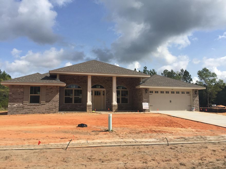 All brick 4/2 home on the lake and large corner lot in Symphony at Hammock Bay! Plenty of space for a growing family. This home has two large covered porches to enjoy the outdoors! Interior features include granite counters, upgrade plank floors, porcelain tile, tile master shower with tile tub surround, Moen fixtures and more. 1, 2 and 10 year warranties and closing costs paid with approved lender. (Except prepaids) NOTE: CDD fee applies.