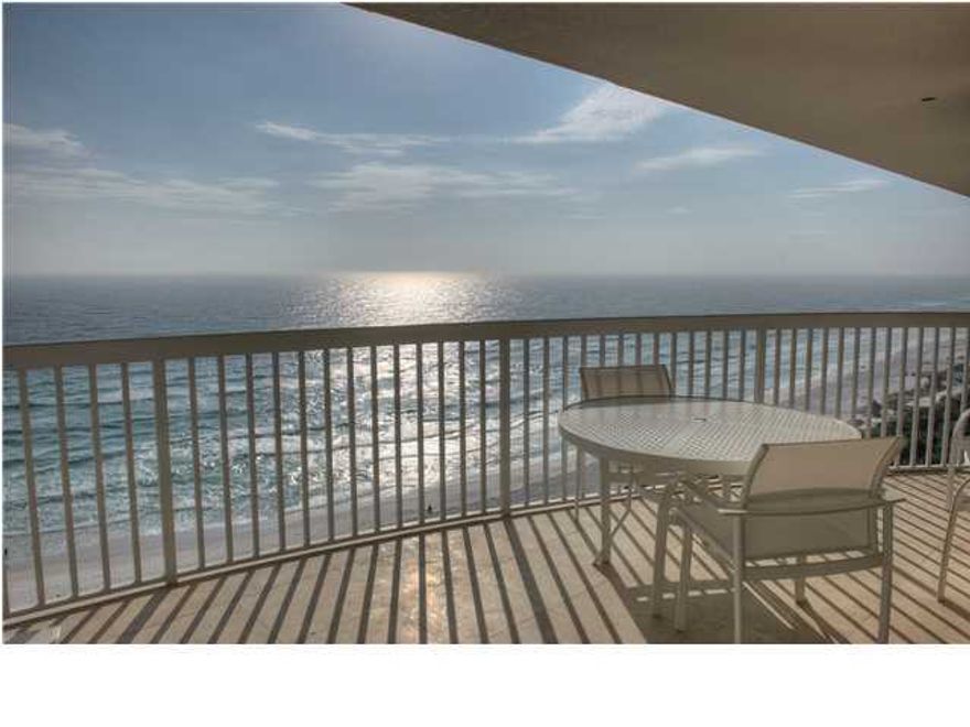 Absolutely stunning 3 bedroom/3 bath condo located on the 14th floor of exclusive St. Thomas at Silver Shells. This unit has been totally renovated with high end finishes and furnishings. Decorated in a chic contemporary style giving off a calm and peaceful vibe. Add in the endless views of the emerald green waters of the Gulf and it would be hard to find a more beautiful place to live. Travertine flooring throughout, upgraded cabinetry, granite countertops, stainless steel appliances, extensive tile work in all the bathrooms, this unit is a must see. Spectacular, unique and one-of-a-kind are just a few of the adjectives describing this luxurious condo. St. Thomas is a rental restricted building with an elegant lobby, library, private beachside pool for residents only, deeded