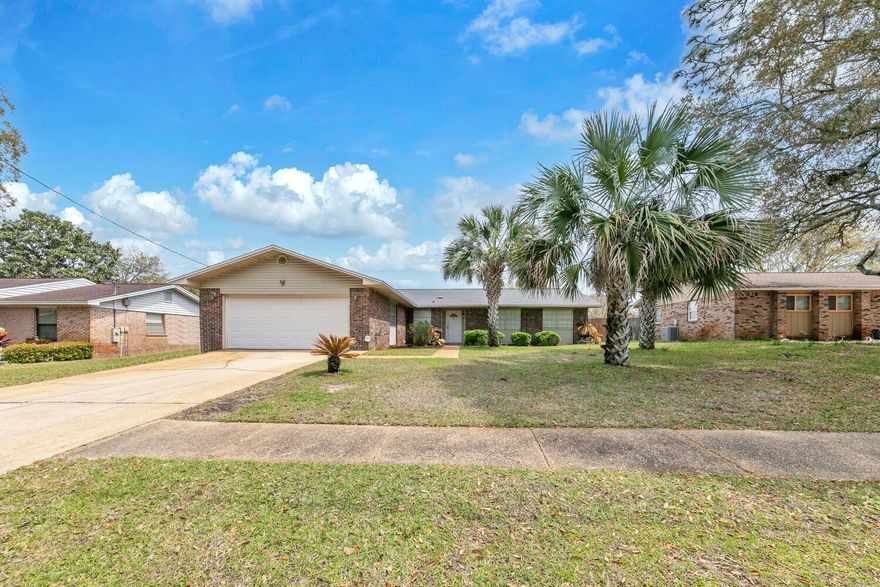 Investors dream with a huge pool! 165 nights booked already for 2025 with multiple 5 star reviews! All guest amenities and household items come with the purchase! Nestled in a highly desirable neighborhood, this turnkey property boasts a comprehensive list of upgrades and is ready for you to move in and enjoy! Key features include a recently installed roof, modern finishes throughout - including fully updated wiring, fully renovated bathrooms featuring sleek granite countertops for a polished, elegant look, Clean and contemporary ceilings throughout,  high-end stainless steel appliances, upgraded light fixtures and fans for both functionality and style, newly replaced pool liner and pool pump, along with a new hot tub pump/motor, ensuring you'll have years of enjoyment! This home comes fully furnished, making it truly move-in ready for personal use or the rental market. Whether you're lounging by the pool, cooking in your gourmet kitchen, or enjoying the privacy and luxury of your fully renovated space, this home offers a lifestyle of ultimate comfort. Don't miss out on this rare opportunity to own a piece of paradise in Fort Walton Beach!