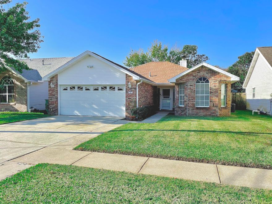 The seller's of this freshly renovated home, located in the heart of Destin, are now offering buyers $10K toward closing costs or an interest rate buy-down!! Upon entering the newly renovated home, you'll find high end LVP flooring and fresh paint from wall-to-wall. The modern primary bathroom and kitchen, stylish finishings, and updated fixtures throughout provide the ideal blank slate for any design aesthetic. The home also boasts a two-car garage with an extra wide driveway and ample parking; a lush green and fenced backyard ideal for kids, pets and entertaining. This home also offers convenient access to schools as well as Destin's best shopping and dining and the natural beauty of Destin's inland bayous, beaches, and Crab Island! Contact me today to see this home in person.