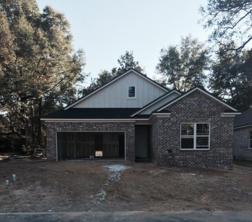 Pre-sale. Under contract since 7/15. Put in for comparables. Cute single story home in quaint, tree lined gated community. You will love Hattie's Grove Subdivision where the builder is preserving as many of the large hardwoods as possible. This front porch community is a must see. This home will have 3 cm granite countertops, raised vanities, laminate flooring, tile in wet areas, crown molding, covered back porch, St. Augustine sod, sprinkler system on timer and many more features. Come see the quality built homes in Hattie's Grove by a builder who has almost 40 years building in Niceville.