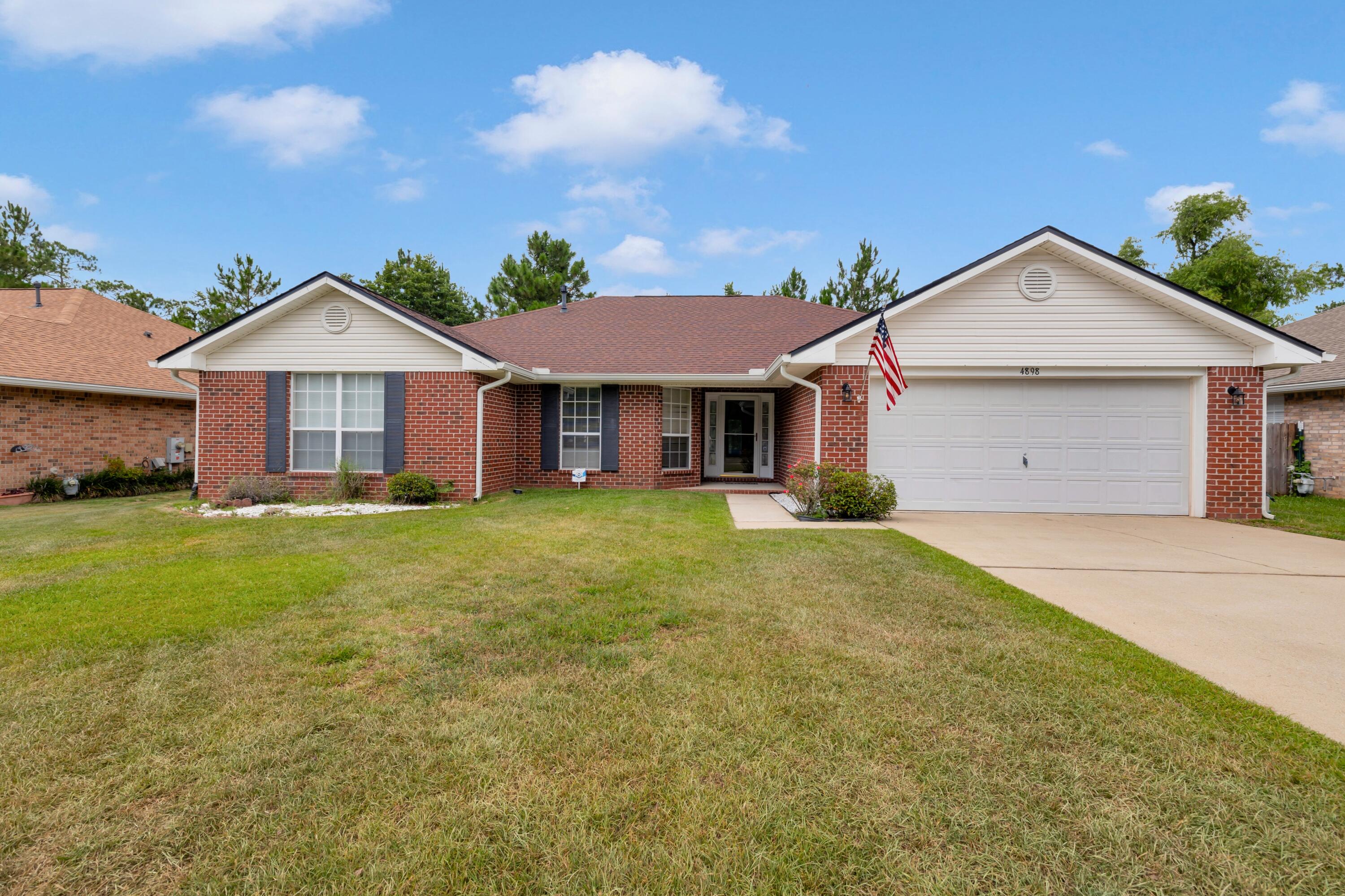 🏡 **Seller offering $5,000 in Buyer Concessions**Welcome to this beautifully cared-for 3-bedroom, 2-bath gem nestled in the quiet cul-de-sac of the desirable Jamiee's Ridge community. From the moment you arrive, you'll notice the pride of ownership with its inviting curb appeal, manicured lawn, and tasteful updates throughout. Step inside to a spacious, light-filled interior that offers an ideal blend of comfort and functionality. The open living area flows seamlessly into the kitchen and dining space perfect for entertaining or relaxing with loved ones. Retreat to the serene primary bedroom with its own ensuite bath, while two additional bedrooms provide flexibility for guests, a home office, or hobbies. Outside, the patio offers a private oasis for weekend barbecues, games, and fun