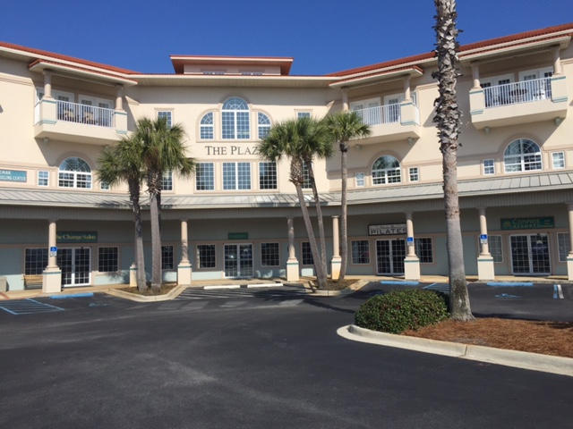 Prime first floor office space fronting Hwy 98 near the Okaloosa/Walton county line. This 1,200 sf professional space is beautifully finished with stone flooring and crown moulding with 5 private offices, a reception area, conference room, bathroom and equipment area. Office can be entered by both the front and back parking lots with plenty of parking. The space is fully wired and ready to meet any technical requirements.