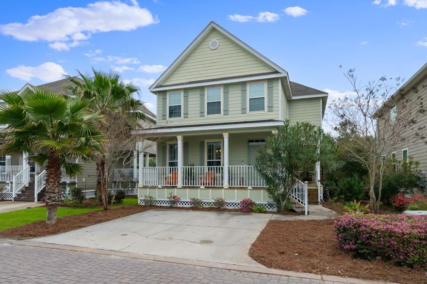 This is a beautifully maintained home located close to the Santa Rosa Golf Club and a short walk to the local beach access. The home is on an interior lot in this small community giving it more space and privacy, though only around the corner from the community pool. The three bedroom home has a large kitchen with stainless steel appliances and is being offered unfurnished. There is a nice front porch and a large wrap around porch from the kitchen to the side.
This is the perfect home for someone looking to relocate close to recreational activities and restaurants in a community that requires minimal upkeep. Rental restrictions only require a minimum 7 night stay making this an attractive investment. All information, measurements and dimensions to be verified by the Buyer.