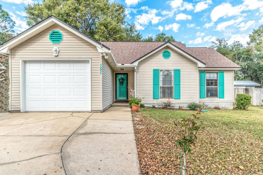 Conveniently located South of I-10 in the sought after Shoal Terrace Estates subdivision lies this well maintained 3 bed/2bath/1 car garage home with new HVAC system installed Dec 2018, newer dimensional shingle roof, and whole house backup generator. The home welcomes family and guests alike with large living room with cathedral ceilings and beautiful laminate flooring. The galley style kitchen is equipped with a stainless steel Samsung 5 burner gas range. The home has low maintenance laminate and tile flooring throughout the home. The bedrooms are nice sized with ample closet space. Off the living and dining area has access to a brick patio and pergola to enjoy your more coffee. A 1 year home warranty is being offered for the new buyers peace of mind. Schedule your showing today!