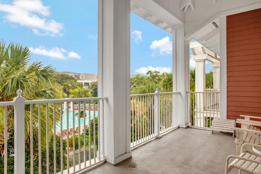 This top floor condo in Market Street Inn is located in The Village Of Baytowne Wharf and has a large private balcony overlooking the amenities terrace including resort style pool, kiddie pool, hot tub, and barbecue grilling area. In addition to the master bedroom with en suite bath there is sofa sleeper and separate full bath to accommodate extra guests. Owners and their guest also enjoy exclusive access to the Founders Club, a gathering place with kitchen, couches, big screen tv, pool table and balcony overlooking the events plaza. Clubs Promotion verbiage (remarks):
As an introduction to the Sandestin lifestyle, we invite our new owners to explore amenities that make Sandestin special. The listing brokerage and seller(s) are presenting the buyer(s) of this property with (2) 90-minute rounds of Tennis court time, a golf foursome at one of our three championship courses, and a round of golf for up to four (4) players at the unrivaled Burnt Pine Golf Club.

Sandestin Golf and Beach Resort is a major destination for all seasons and all ages, and has been named the #1 resort on Florida's Emerald Coast. This magical resort spanning over 2,000 acres is comprised of over 70 unique neighborhoods of condominiums, villas, town homes, and estates. The resort features miles of sandy white beaches and pristine bay front, four championship golf courses, a world-class tennis center with 15 courts, 4 resort swimming pools (and 15 private neighborhood pools), a 123-slip marina, a fully equipped and professionally staffed fitness center, meeting spaces and The Village of Baytowne Wharf, a charming pedestrian village with events, shopping, dining, family entertainment and nightlife. For true golf cart community living, Grand Boulevard is just outside the resort gates and provides access to additional shopping, dining and entertainment  all without traveling on Hwy. 98.  Come to Play, Stay for Life!