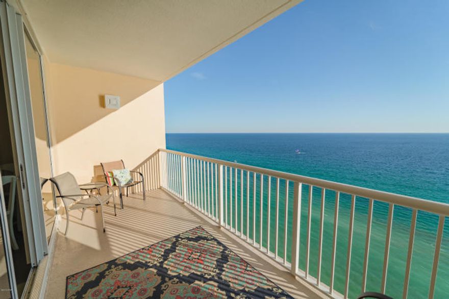 IMMACULATE CONDITION! RENTAL READY! You will love the upgrades in this penthouse unit including the stainless steel appliances, luxury vinyl plank flooring in bedrooms and living areas, tile in kitchen and baths (no carpet!) and of course it's decorated beautifully.The large balcony has amazing views as does the living room and kitchen area. Owner pets are welcome! Majestic Beach Resort is known for its enticing & fun amenities such as.. private beach access, Indoor & Outdoor Pools, Hot Tubs, Adult Waterfall Pool, Children and Kiddie Pools, Poolside Bar & Grill, Internet Cafe & Market, Fitness Center with Steam, Sauna, Massage, Movie Theater, Owners Lounge. When you have had enough sun, hop on the tram that takes you to Pier Park and other amusement areas. Great unit! Come see!