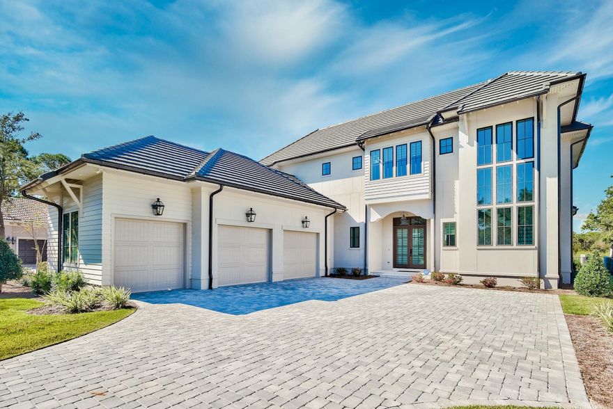 When you purchase in Regatta Bay you are purchasing more than just a home you are buying a lifestyle. Regatta Bay is located in the middle of Destin's finest shopping and activities. Leave the car at home and jump on your golf cart to enjoy shopping or dining at Destin Commons, boating at Legendary Marine or a round of golf at Regatta Bay's #1 ranked golf course. The list goes on with a short bike ride or golf cart ride to Whole Foods and several of the area's finest restaurants.This beautiful custom home is situated on both golf course and lake offering breathtaking views. Newly constructed and built by Destin Custom Home Builders who pride themselves on going above and beyond what is expected by using only the best materials and techniques such as: