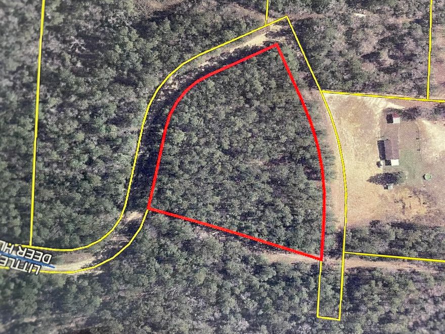 Come built your dream home.Just under 4 acers South of I-10.Property cover in large hardwoods and pines. Call to schedule your appointments today.