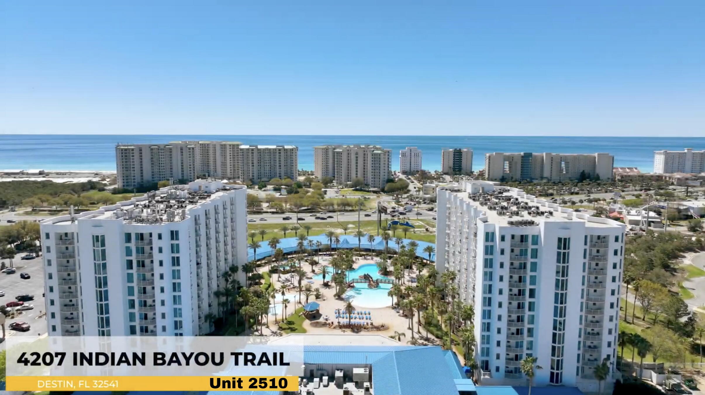 Experience the ultimate blend of coastal elegance and resort convenience in this beautifully furnished condo at The Palms of Destin Resort & Conference Center. Whether you're seeking a primary residence, a vacation escape, or a lucrative short- or long-term rental, this unit offers the flexibility and style you've been searching for. Perfectly nestled between the Gulf and the Bay, you're less than a half mile from the Emerald Coast and less than 1.5 miles from the Choctawhatchee Bay. This ideal location offers the best of both worlds for water lovers, allowing you to choose your perfect coastal adventure in just minutes.Step inside to find an open-concept layout highlighted by granite countertops, maple cabinetry, and a breakfast bar perfect for casual dining. The spacious living and dining areas open directly to a private balcony overlooking the city and emerald waters of the Gulf, creating the ideal backdrop for sunset cocktails or morning coffee.
The primary suite also enjoys balcony access and an ensuite bath, while the second bedroom features its own full bath and built-in bed setup, an ideal retreat for guests or renters. Added conveniences include a washer, dryer, and dishwasher, ensuring the home is completely turn-key and ready for immediate enjoyment or income.
The HOA covers all utilities including electricity, cable, Wi-Fi, and security, making ownership effortless and worry-free.
Residents and guests at The Palms of Destin enjoy a true resort experience with access to and amenities including the following: a spectacular 11,000 sq ft lagoon-style pool surrounded by lush tropical landscaping, heated pool, children's splash zone, and oversized hot tub, fitness center, tennis, basketball, and pickleball courts (indoor and outdoor), on-site full restaurant, coffee bar, tiki bar, and grill area, full-service spa and event spaces for private gatherings, EV charging stations conveniently located on-site.
Nestled in Destin's West Tower, this unit is just minutes from Henderson Beach State Park, world-class golf, fishing charters, upscale shopping, and top-rated dining. Enjoy the peace of a tropical retreat while staying close to everything the Emerald Coast has to offer.
Offered fully furnished and move-in ready, Unit 2510 represents one of the best values in resort living along Florida's Emerald Coast. Whether you choose to live, vacation, or invest here, you'll be surrounded by sun, style, and serenity every day.