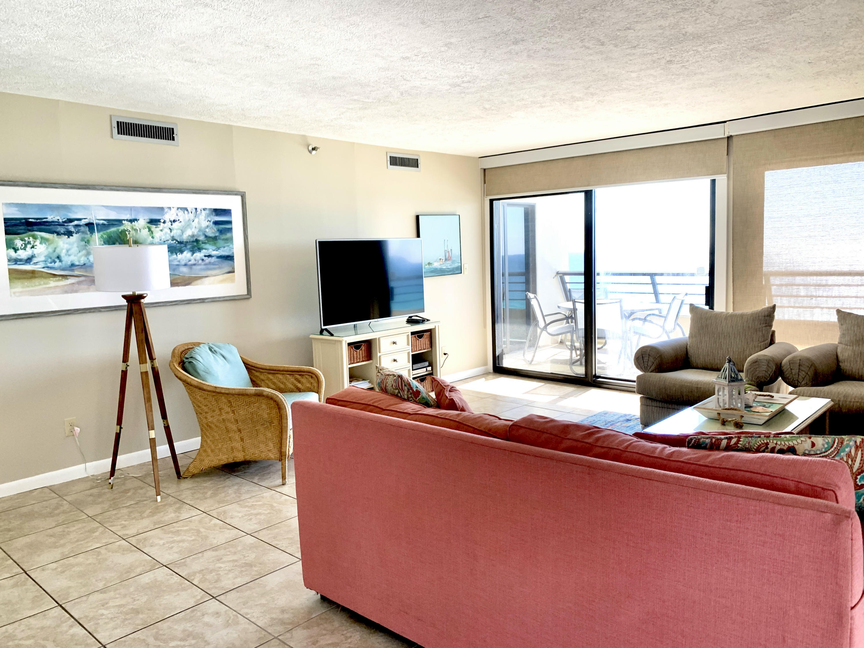 Fantastic new listing at Emerald Towers! Are you looking for a beautiful 3BR WEST END corner unit? Look no further. This unit has been updated and shows beautifully. Panoramic gulf views from the floor to ceiling windows along the front and entire west side offer fabulous views of the gulf  from the living room, dining area, kitchen, master bedroom and guest bedroom. The beautiful updated kitchen with custom kitchen cabinets, granite tops and tiled back splash is a chefs dream. The bathrooms have been updated as well with beautiful vanities featuring granite tops, custom tiled showers with beautiful inlayed details and custom glass shower doors. You will love the tile floors with plank flooring in the bedrooms too! The location cannot be beat! Prime 11th floor elevation west end!