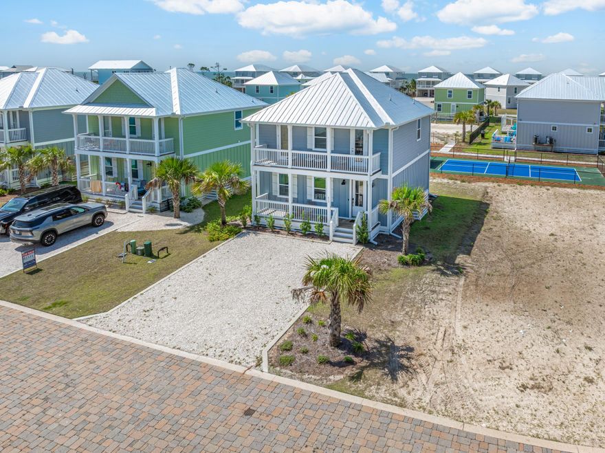Turnkey luxury beach home ideal for families or adult getaways. 4+ parking spaces and easy walk to beach, gulf and all amenities. Professionally styled by KJM Designs (Los Angeles), this 5BR/3BA retreat boasts custom headboards and upscale lighting from Leanne Ford, CB2, and West Elm. Located on a corner lot in Cape San Blas's gated Villa Del Sol community with deeded Gulf & Bay access, pool, clubhouse, pickleball, volleyball, and boardwalks. Built to last with impact windows, metal roof, and concrete block foundation. Just minutes from Cape San Blas State Park. Perfect as a primary home or high-demand rental--live the beach life in style and comfort.