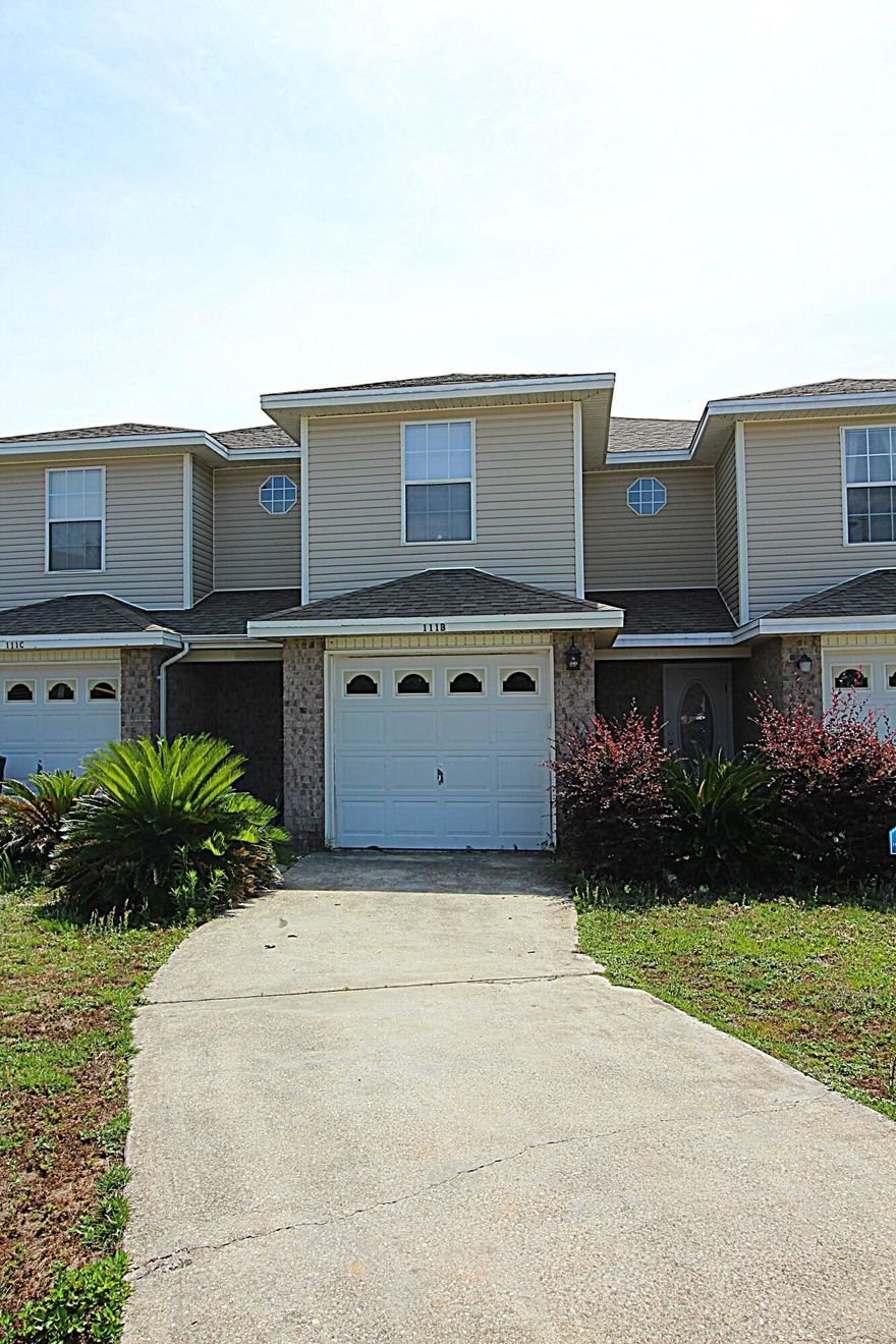 Don't miss this opportunity! Lucrative investment in the community of Houston Manor, rented consistently back to back long term since 2012. Spacious townhome with a 1 car garage and fenced back yard. This unit is one of the larger floor plans with an open living area and kitchen with breakfast bar on the first floor and bedrooms on the second. New carpet installed last July. Close proximity to the schools, shopping, beaches and both military bases.