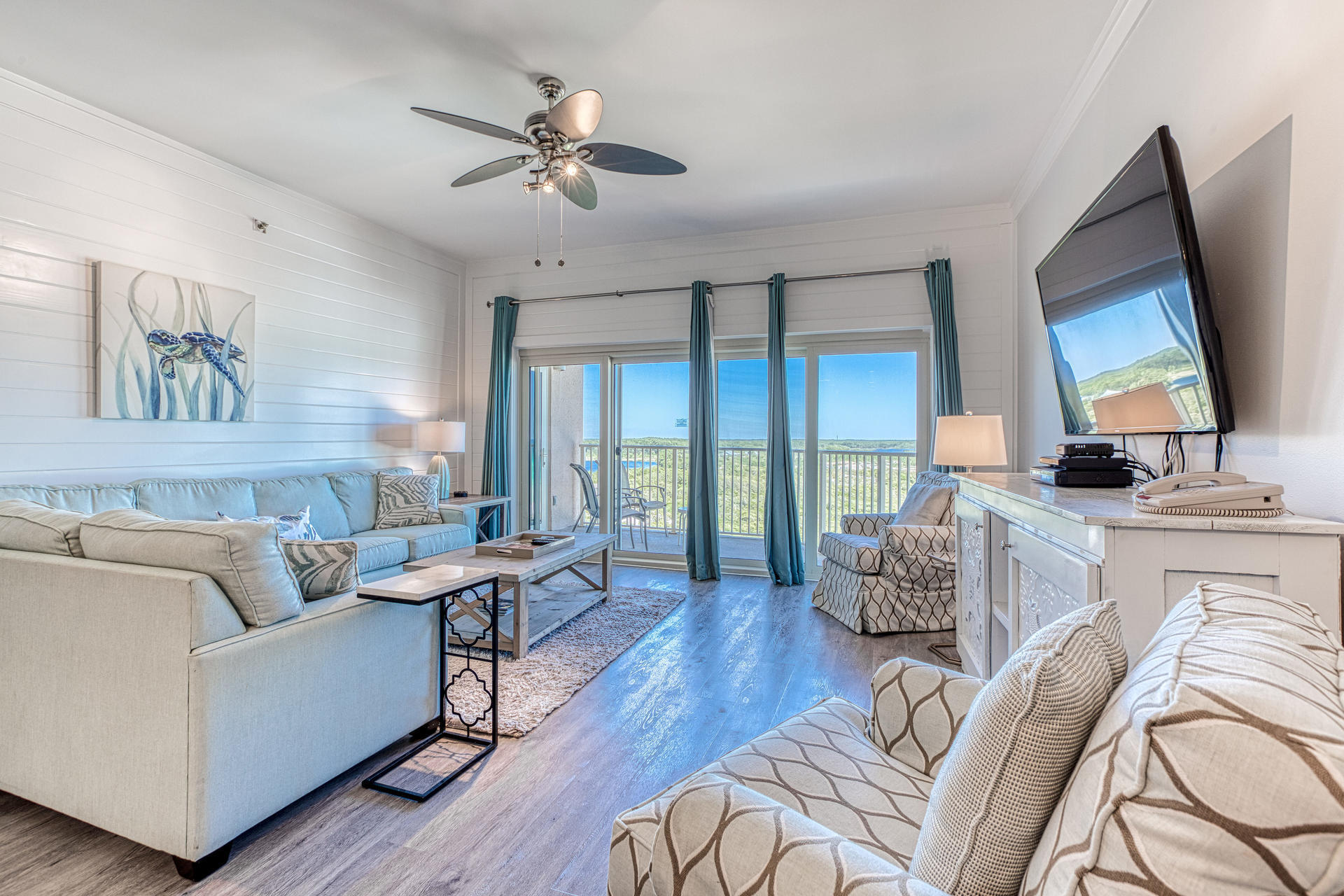 ''Million dollar views'' will be your first thought when you walk into this stunning coastal condo. Miles of emerald green waters and lush vegetation from Topsail State Park is all you'll see from your balcony. This unit has recently undergone an almost 100K renovation and it shows. Immerse yourself in coastal dcor, exquisite furnishings, and a backdrop view that far exceeds this purchase price. And then there's the resort itself - 52 acres of private resort with 600 feet of beach, bordering 3 miles of untouched state park. Amenities at Tops'l include a world class tennis facility, a fitness center that rivals any other complete with steam room, sauna, yoga & fitness classes, heated pool and more. Multiple dining options also located on the resort including the Blue Dunes gulf front