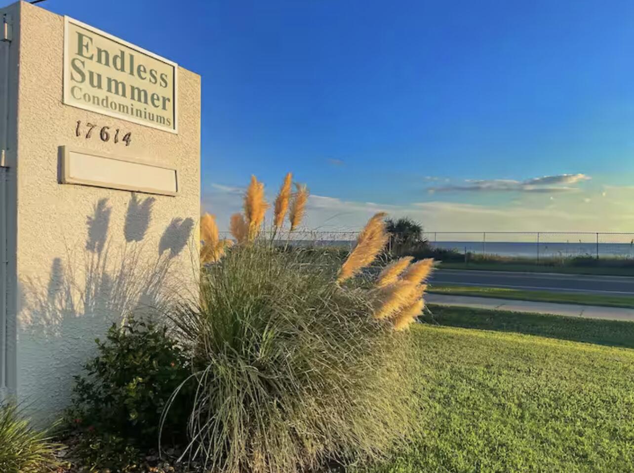 Welcome To Your Slice of Paradise at Endless Summer! This Beautifully Updated 1-Bedroom, 1-Bath Condo (2nd Floor - Overlooking the North Pool) Comfortably Sleeps (4) With A Convenient Pull-Out Murphy Console. A Proven Performer on Airbnb with 5-Star Reviews, Repeat Guests and Future Bookings Already Secured. This Condo Offers an Outstanding Opportunity for Both Personal Enjoyment and Investment Income. Situated Just Across the Street from The Beach with Public Access; The Location Couldn't Be Better. The Unit Comes Fully Furnished and Move-In Ready With Updates Including; LVP Flooring Throughout, Newer Appliances, Refinished Tub, New Vanity in Bath and So Much More. Whether You're Looking for A Vacation Getaway or a Profitable Short-Term Rental, This Condo Is For You!