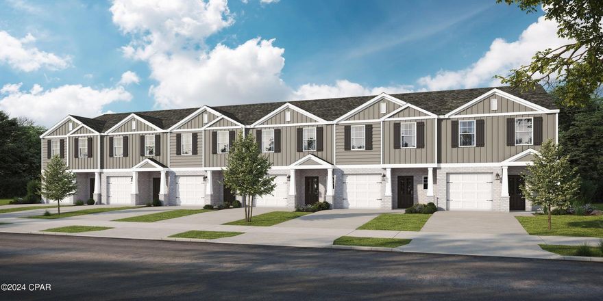 NEW construction opportunity awaits in this classy 3 bedroom, 2 1/2 bath  townhome with its own one car garage. With clean lines and attention to detail, the Towne is sure to impress. You'll enjoy all Panama City has to offer with its white, sandy beaches, tourist attractions, shopping, and savory restaurants. Your new townhome provides the perfect work/life balance and is within miles of Tyndall Air Force Base. Whether you are a savvy investor or first-time home buyer, we know you'll enjoy the satisfaction and warranty that comes from owning a brand new home! Need a place for Fido? Take your pup to play in the community dog park and meet some neighbors while you're there. Call now for your tour!