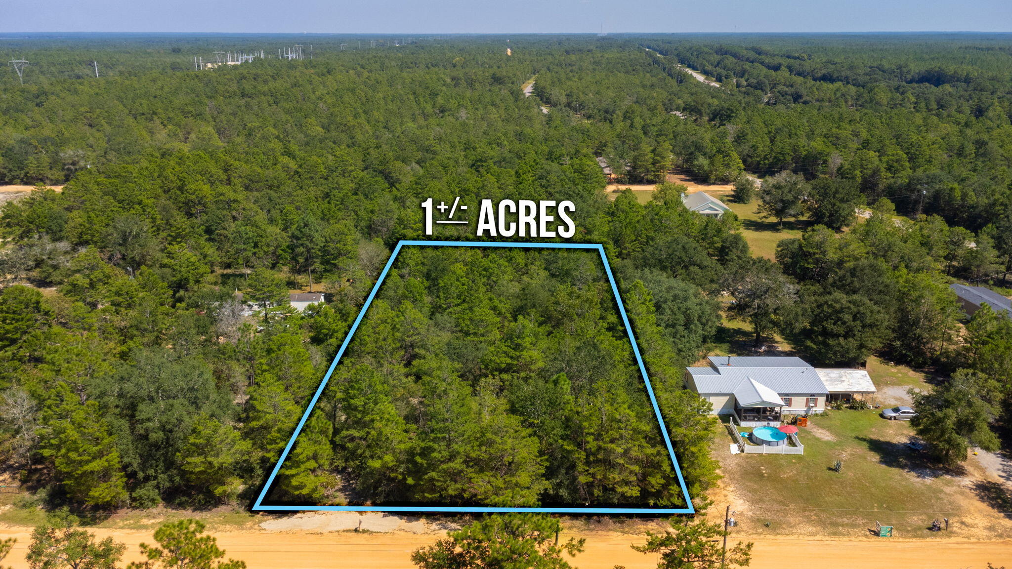 This is a great 1 acre (+/-) lot on a county maintained road. The land is flat and NOT thick wooded so it should be fairly easy to clear. There are no utilities hooked up on this property but power and public water are available. Power is Chelco and the water would be through Mossy Head Water Works. You would also have the option of having a deep well installed for private water if you prefer that. It is centrally located between DeFuniak Springs and Crestview and less than an hour to Niceville, Destin, Ft. Walton Beach areas. This is a great opportunity! Lots of this size do not come available very often.
