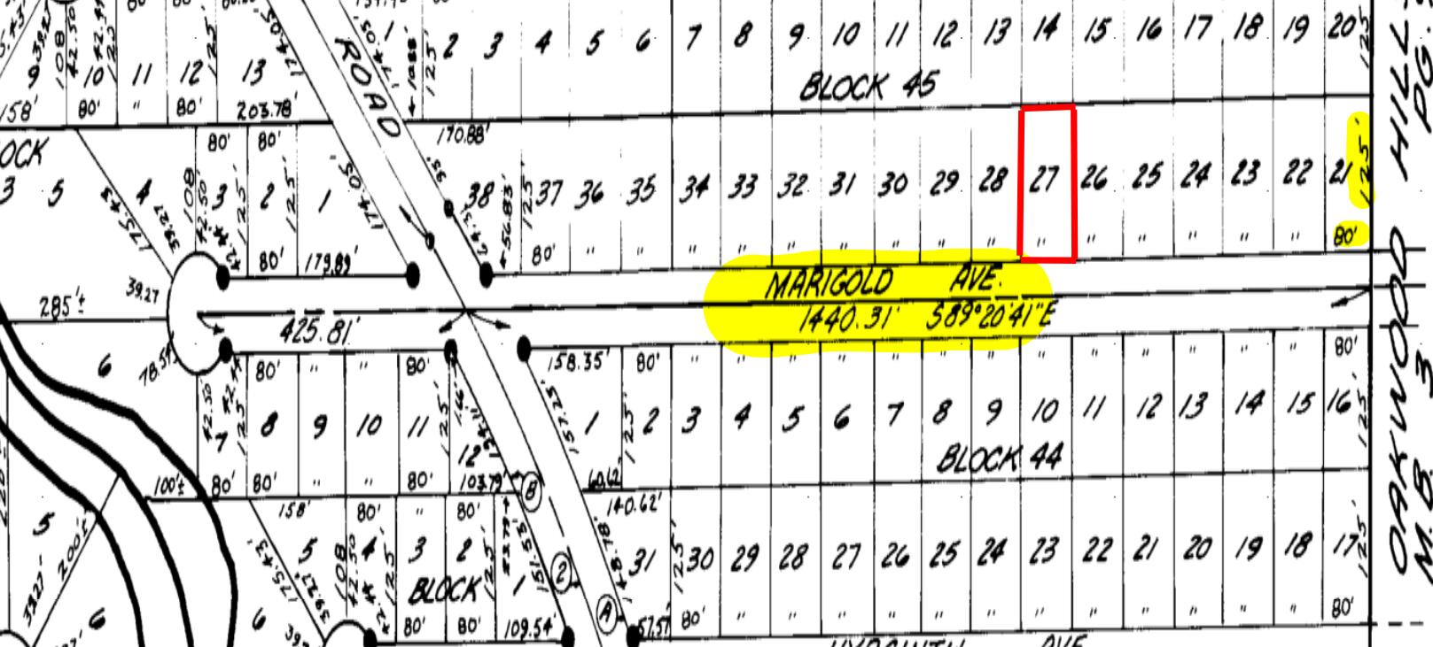 OAKWOOD HILLS UNIT 3 - Land