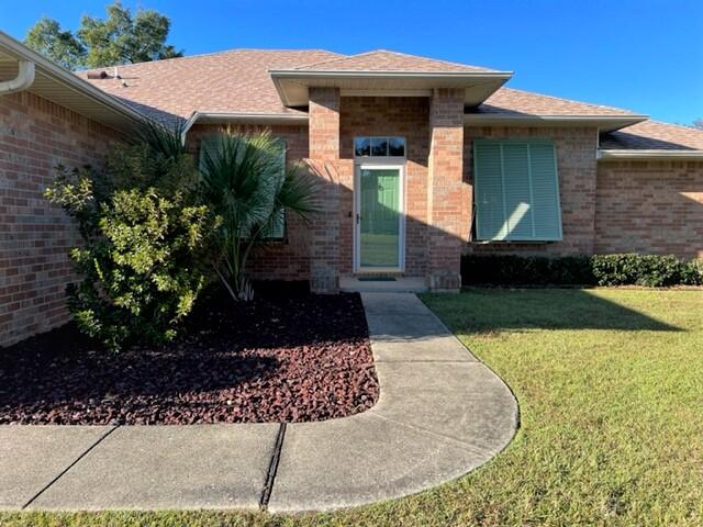 Updated 4 bedrooms/3 Bath home in BRENTWOOD subdivision! OPEN Floorplan ALL TILE FLOORING, Large Primary bedroom suite. 4th Bedroom has PRIVATE Bathroom to accommodate as a Guest Suite. The KITCHEN has all new STAINLESS APPLIANCES, Pantry and plenty of counter space. Very spacious home with a SEPARATE OFFICE, DINING ROOM, HUGE LIVING ROOM with a WOODBURNING FIREPLACE, ENCLOSED SCREENED PATIO great for entertaining family and friends. PRIVACY FENCED YARD, with Sprinkler System. Home is equipped with Hurricane Storm Shutters and Gutters. NEW ROOF 2018, HVAC 2013, New GARBAGE DISPOSAL, NEW UPLIGHTING and STYLISH LIGHT FIXTURES.