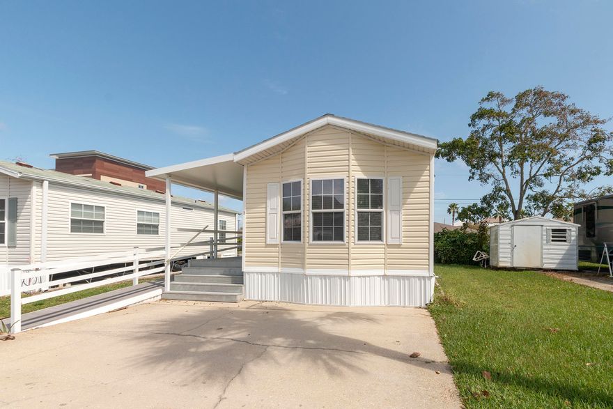 Located just 2 blocks to the beach, Fox Run is a Gated RV type Community. This Cozy 1BR/1BA manufactured home. See You at the Beach!  Will update description, pictures, and dimensions later today 09/29/2020.