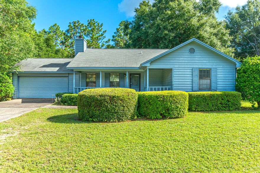 CUTE as a button! This sale includes the lot located next door, totaling .8 acres of land! Plenty of level topography to utilize the yard(s)/vacant space for any buyer's needs! This 1200 SF home has been maintained to perfection, with all major systems updated in the past several years: roof 2014, HVAC 2016, and water heater 2018. Main living space provides for excellent use of space with vaulted ceiling and floor to ceiling bricked fireplace. Galley kitchen with breakfast bar offers plenty of cabinetry and counterspace! The backyard is partially fenced and offers plenty of room. Both front and back porches add to the charm on this home! Schedule a showing today!