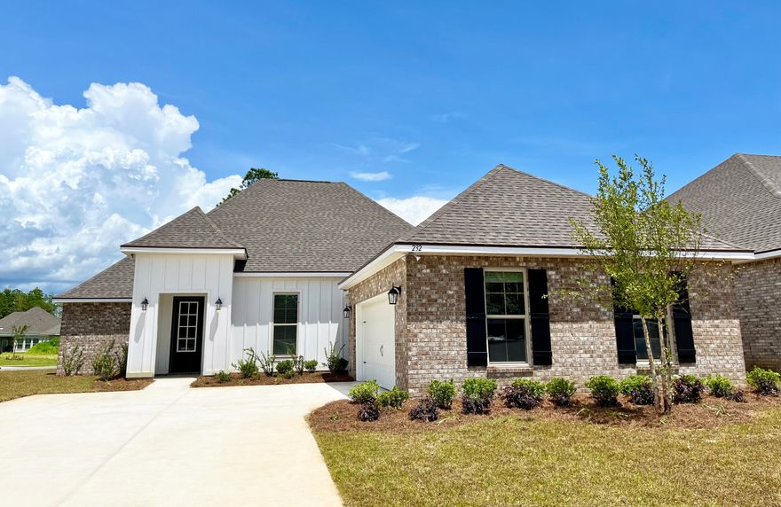 Awesome builder rate incentives and FREE window blinds OR front gutters plus a smart home package (restrictions apply)!

The CLAUDET III G in Starburst at Hammock Bay community offers a 4 bed, 3 bath, open design with formal dining room and keeping room. Upgrades added (list attached).  
Features: double vanity, garden tub, separate custom tiled shower, and 2 walk-in closets in master, tray ceiling in master bed, kitchen island, walk-in pantry, boot bench/drop zone in mudroom, covered rear patio, recessed lighting, crown molding, framed mirrors in baths, smart connect Wi-Fi thermostat, smoke/carbon monoxide detectors, landscaping package, architectural 30-year shingles, flood lights, and more!
Energy Efficient Features: kitchen appliance package and more! Energy Star Partner.