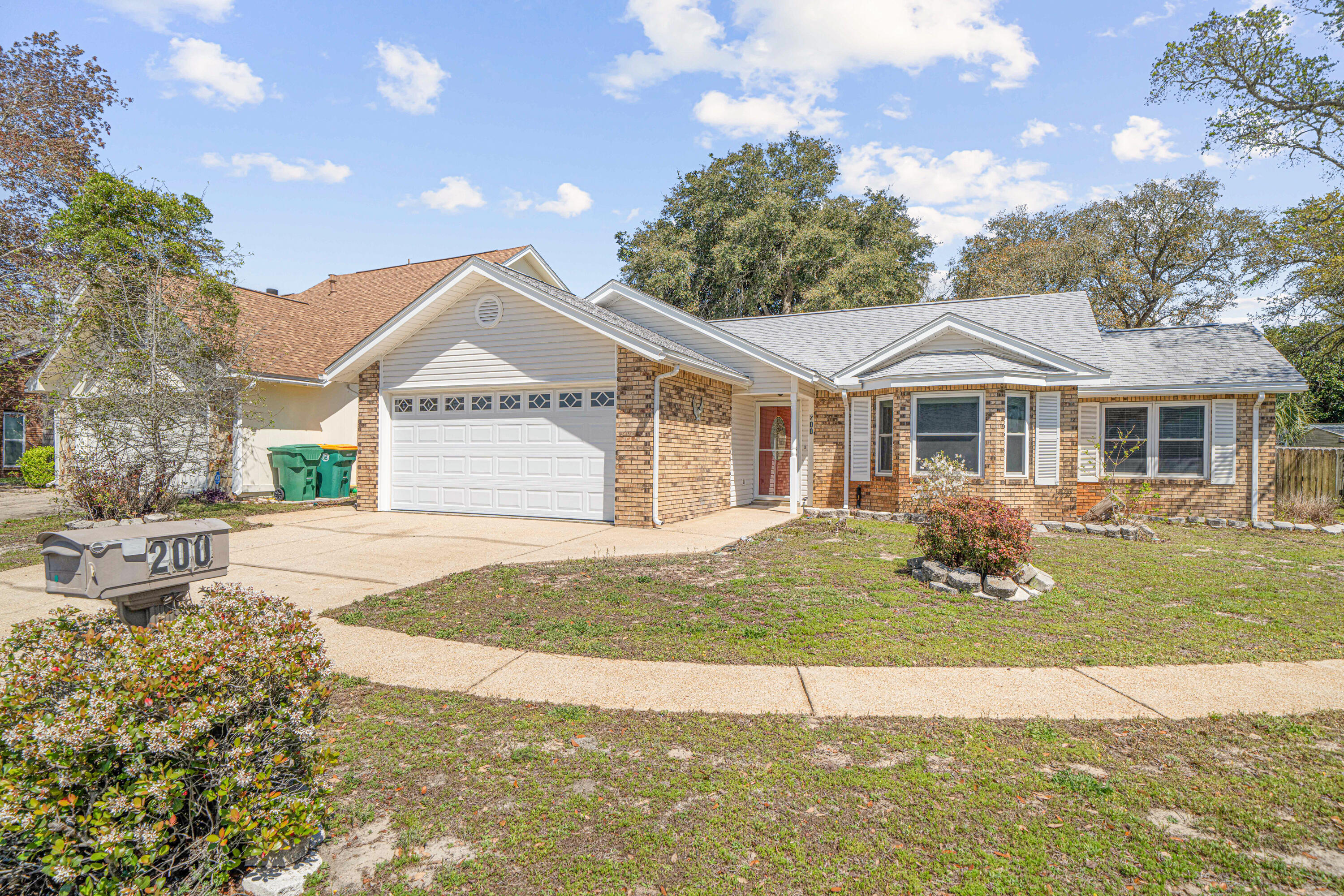Nestled in a great neighborhood less than a mile from Hurlburt's main gate, this inviting 3-bedroom home is a fantastic opportunity for first-time buyers or investors. Featuring modern wood cabinetry in the kitchen, it opens to the dining and living room for effortless entertaining. Enjoy a spacious screened-in Florida room, perfect for year-round relaxation. The fenced backyard can be expanded to offer space for a playground, garden, or gatherings, complete with mature trees, Endless possibilities to truly make this home your own! Conveniently located minutes from top-rated schools, shopping, and the stunning Gulf Coast beaches, this home is perfect for first-time buyers or investors looking to add their personal touch. HVAC is 2023, HWH 2020, Roof 2020. Eligible for 100% financing!