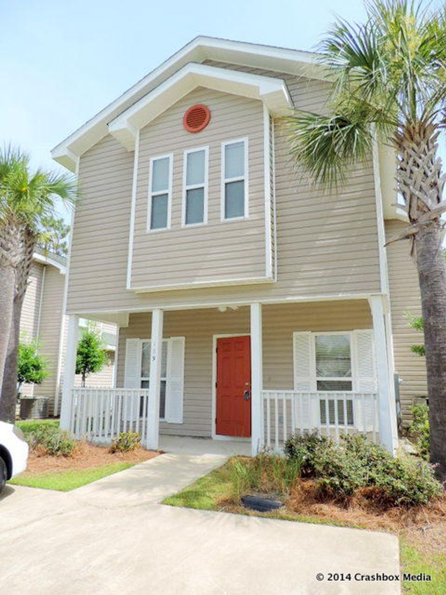 Florida Cottage style home with a great location! Home has fresh paint, new carpet, and the master bedroom on the main floor. It also backs up to a preserve! Thecommunity boasts a pool! Close to Sandestin shopping, restaurants, world-class golfing, and the finest sugar white beaches in the world, and theNew Sacred Heart Hospital. This property will make an affordable home or great investment property. No wait for investors! Property is being soldAS IS and all information is approximate and should be verified.