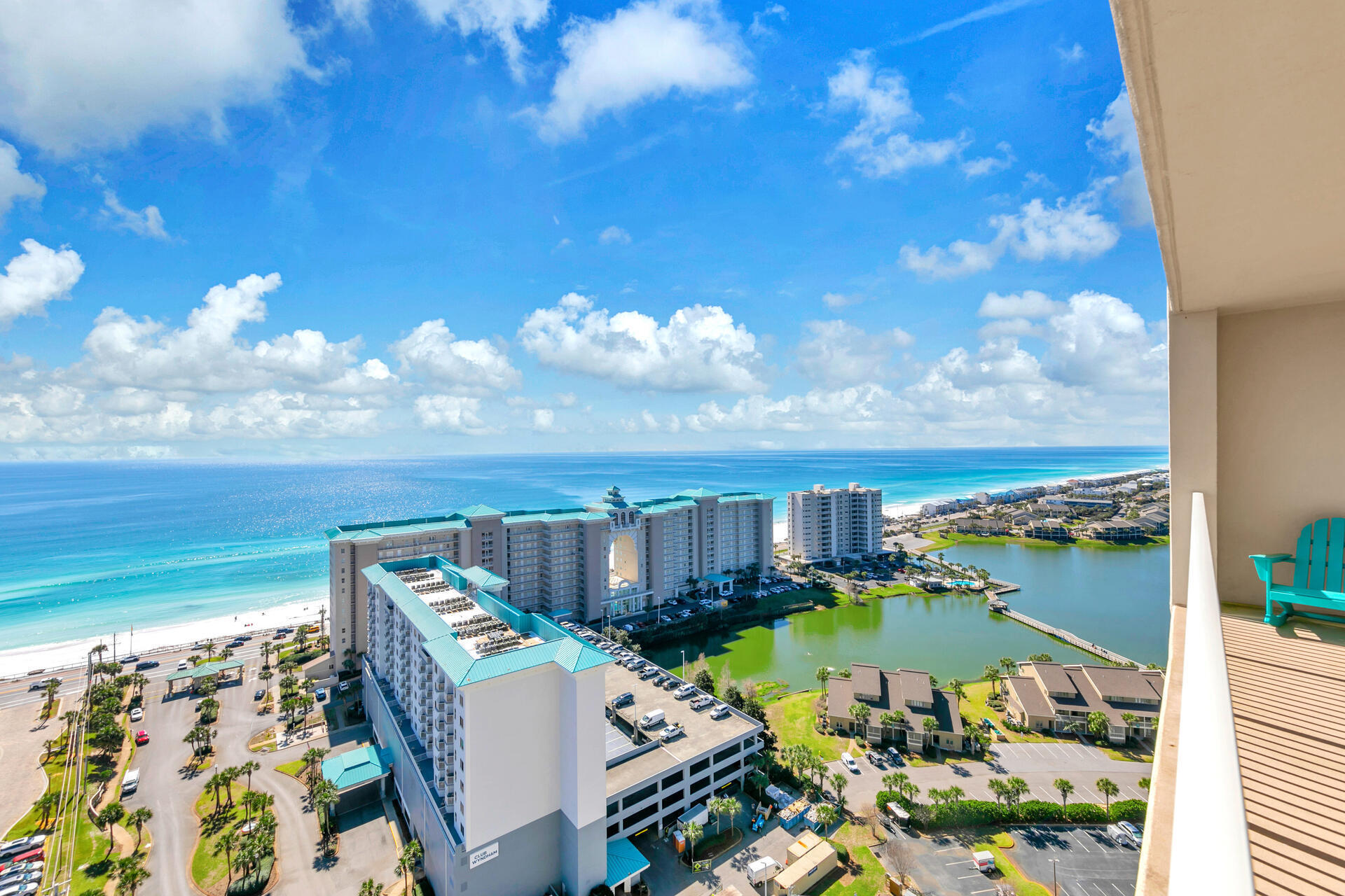 MOTIVATED SELLER! The BEACH destination of your DREAMS is here! This exquisite 22nd floor condo in the gated beach community of Seascape/Ariel Dunes offers breathtaking Gulf and lake views from a private, oversized balcony. The 2-bedroom, 2-bath residence is beautifully furnished with brand-new furniture and appliances, and features an indoor laundry room. The kitchen is a chef's dream with granite countertops, beautiful cabinetry, and stainless steel appliances. Seascape spans 300 acres of lush landscapes and 2,000 feet of pristine beach, providing a peaceful retreat. Enjoy pools, sundecks, tennis, pickleball, watersports, bike rentals, and exceptional dining, including the renowned Whales' Tail, and all within this luxurious resort. This is PRICED TO SELL! If you're attending MOON CRUSH (concert) - this is amazing location to listen to the music! Imagine waking up each day at Seascape Resort, a luxurious 300-acre retreat nestled between lush greens, serene lakes, and 2,000 feet of pristine white sand beach. Here, the bustle of everyday life fades away, replaced by the soothing sounds of waves and nature. Spend your mornings lounging by one of the sparkling pools, where you can soak in panoramic Gulf views. Choose from a zero-entry pool perfect for relaxation or a heated year-round pool to enjoy any season. Kids can delight in the playful mushroom fountain while adults unwind at the state-of-the-art fitness center.
With an array of activities right at your fingertips, you'll never want to leave. Play a match of tennis or pickleball...and live the beach life forever. For more adventure, take advantage of watersport and bike rentals, and explore the expansive grounds. When hunger strikes, savor delicious meals at one of the multiple dining options. Seascape offers a sanctuary where every amenity you could desire is just steps away, making it the perfect place to truly live the resort lifestyle.