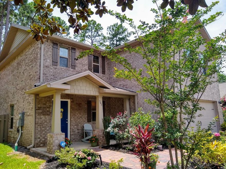 LOCATION, LOCATION, LOCATION! Great price in the heart of Santa Rosa Beach. Located within walking distance to the Bay restaurant and minutes to the beaches of South Walton. Extremely well laid out floor plan with eat in kitchen and living spaces on the first floor and bedrooms on the second floor. This home features stainless steel appliances, granite countertops and vanities with the master bedroom featuring a large master bath and walk-In closet. A very well maintained four-sided brick home that backs up to a preservation area for privacy. A short walk or bike ride to the Choctawhatchee Bay. Buyer to verify all dimensions and information.