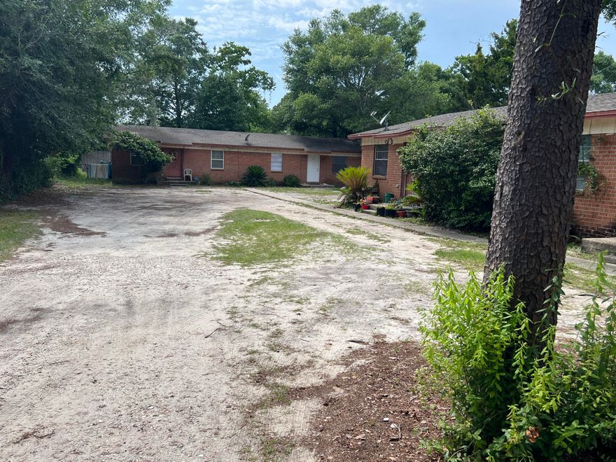 Discover this investment gem: a quad-plex consisting of two duplexes, each unit consists of 2 bed 1 bath. Unit D has been modernized a few years ago with brown cabinets, newer AC/Heat and Unit C receiving fresh updates in April 2023 with white shaker cabinets, LVP flooring and a new AC/Heat.  Units A & B hold potential for value-add opportunities, but both have newer AC/Heat plus the water heaters are less than 10 years old. Situated in a tax-favorable opportunity zone, this property also boasts proximity to Eglin and Hurlburt AFB, offering a strategic advantage. Units A,B, and D are all month to moth tenants, Unit C lease expires in April 2024.