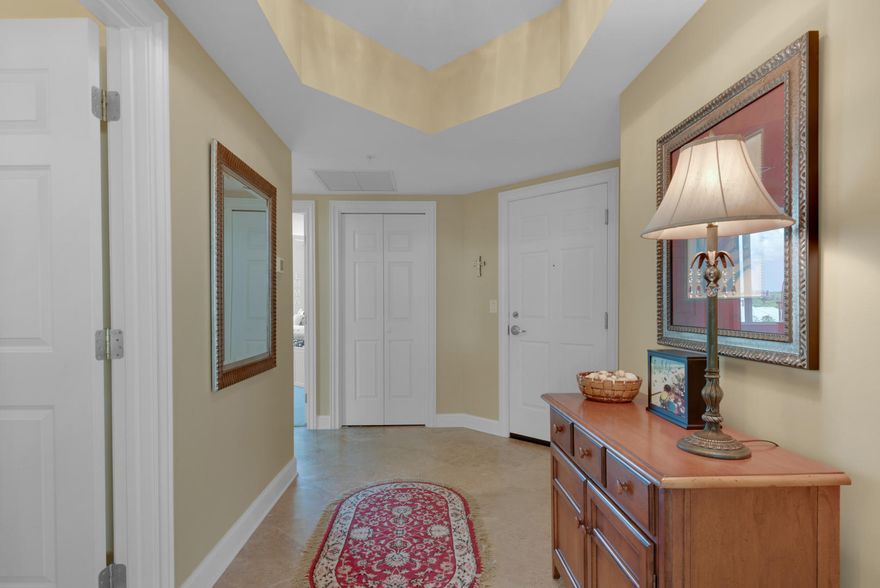 Bordering Henderson Beach State Park, St. Barth provides endless views of the sugar sand beaches and emerald green waters of the Gulf of Mexico. With over 2200 sq. ft. this spacious 3 bedroom, 3 bath furnished corner unit is perfect as a full time residence or second home. There are two terraces, one can be accessed from the living/dining area & master bedroom, the second from the two guest bedrooms. The dining area has a large bay window providing another spectacular view. The kitchen with granite counter tops offers ample cabinets and counter space. The master bedroom, with floor to ceiling windows, has 2 large closets. In the master bath there are double vanities, Jacuzzi tub, walk-in shower with a pocket door to the water closet.  Both guest bedrooms have private baths. There is also a