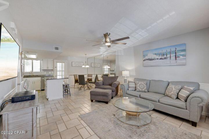 Wonderful opportunity to own a Townhome at the sought after, gated, Gulf Highlands Beach Resort. This darling unit has a Beachy decor & it is being sold completely furnished (rental ready). Other great features include an open floor plan & a large master with bonus room. This end unit has a new roof, outside shower,storage. Parking spaces directly in front of unit. The location of the building is great! The beach access is only a few hundred feet away. This Complex is known for its' low Hoa fees ($700 a Qtr) and its' amazing amenities..11 pools including 5 heated pools and a Gulf front pool,clubhouse & restaurant ( serving seasonal meals), 2 Playgrounds, 4 Tennis Courts, and a Mini Golf Course The Gulf front Pool & Beach are only a few buildings away.This townhome is an amazing. Come see!