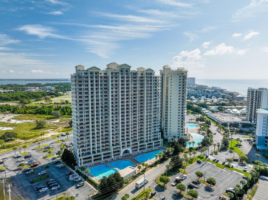 Welcome to your beautifully updated coastal retreat at Ariel Dunes II, where stunning Gulf views meet refined modern living. This spacious two-bedroom condo features elegant tile flooring throughout and a bright, open floor plan designed for comfort and style. The fully renovated bathrooms showcase high-end finishes and a serene, spa-like feel, adding a touch of luxury to your daily routine.Step out onto your private balcony and take in the breathtaking views of the Gulf of Mexico -- the perfect backdrop for morning coffee or evening sunsets. The kitchen comes fully equipped with granite countertops, stainless steel appliances, and a convenient breakfast bar for casual dining. Nestled within the gated 300-acre Seascape Resort, residents and guests enjoy access to a world-class array of amenities, including multiple pools, a fitness center, sauna and steam room, tennis and pickleball courts, golf, on-site dining, and 2,000 feet of private beach access just a short stroll away.

Whether you're looking for a serene getaway, an income-producing rental, or a stylish full-time home, this beautifully updated Gulf-view condo at Ariel Dunes II offers the perfect blend of comfort, sophistication, and coastal charm.