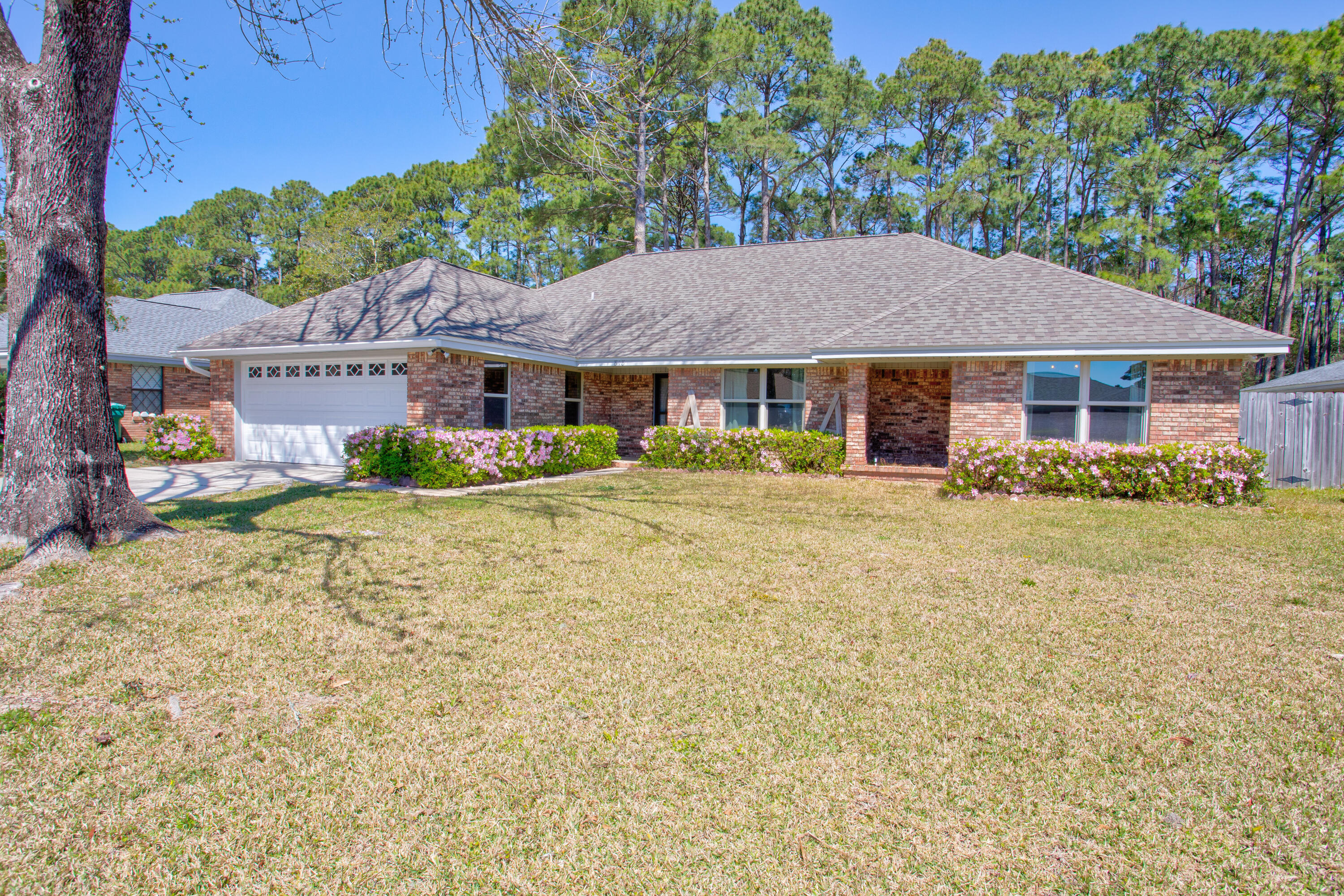 ** VA ASSUMABLE INTEREST RATE OF 2.75% AVAILABLE ** Welcome to your new home in the desirable Overbrook neighborhood of Fort Walton Beach! This beautifully updated 3-bedroom, 2-bathroom PLUS an office gem is move-in ready and offers the perfect blend of modern comfort and classic style. Key features include a spacious layout where you can enjoy a bright and airy open floor plan with new flooring throughout, providing a fresh and modern feel in every room. Cook in style with brand-new stainless steel appliances, and relax in tastefully updated bathrooms with contemporary finishes. Step outside to your large, fully fenced backyard, perfect for entertaining, gardening, or simply enjoying Florida's beautiful weather. The screened screened-in porch provides an additional space to unwind, whether it's enjoying your morning coffee or evening sunsets. This home has been thoughtfully updated with newer systems for peace of mind, which include, 2019 Doors & Windows, 2021 Roof, 2020 HVAC, and 2024 Hot Water Heater.
Located in a tranquil neighborhood, this home is just minutes from local parks, shopping, dining, and the stunning beaches of the Emerald Coast. Don't miss your chance to own this well-maintained home. Sellers will consider updating the kitchen and wet bar with an acceptable offer. Schedule your showing today!